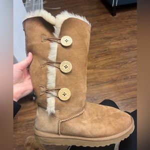 Bailey button tall uggs